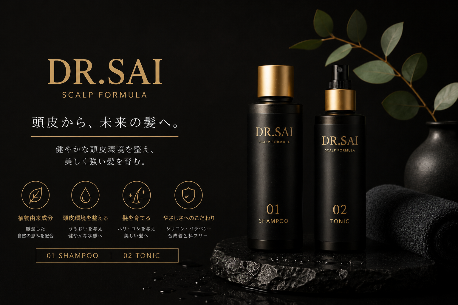 DR.SAI 浴室でのライフスタイルイメージ