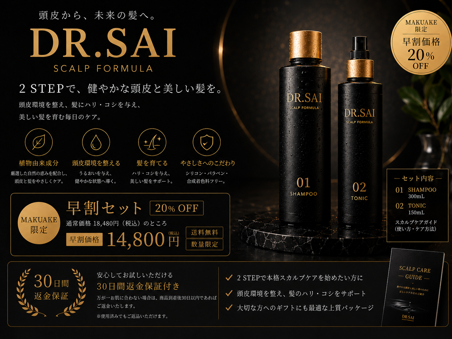 DR.SAI 2-Stepセット Makuake先行リターン